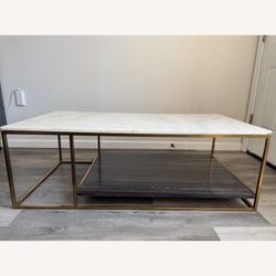 CB2 Marble Coffee table