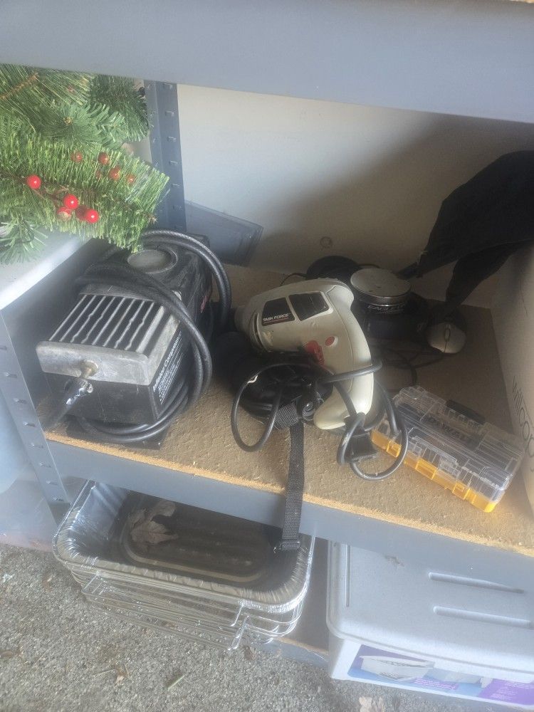 Air Compressor And Drill Set- Electric