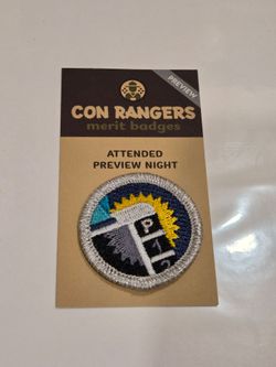 SDCC Exclusive 2026 Con Rangers Attended Preview Night merit badge