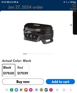 Coleman Roadtrip 225 Tabletop Propane Gas Grill, Black