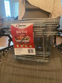 Sterno wired racks and trays
