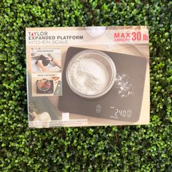 Taylor Expanded Platform Kitchen Scale 30 lb