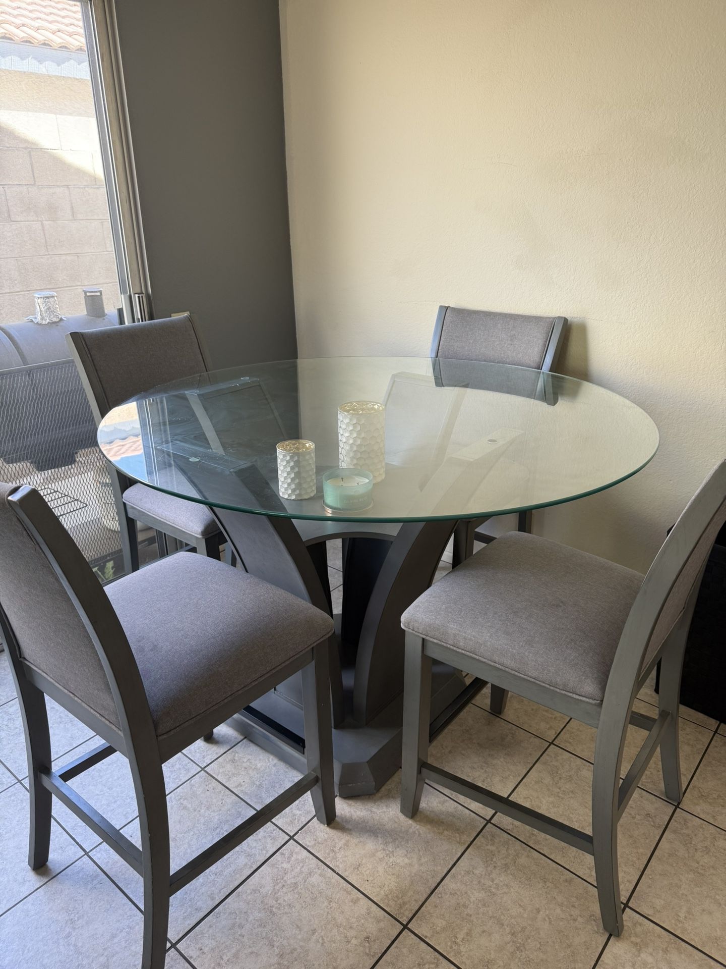 Glass top Dining Table 