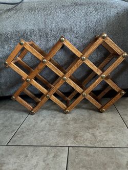Vintage wine rack