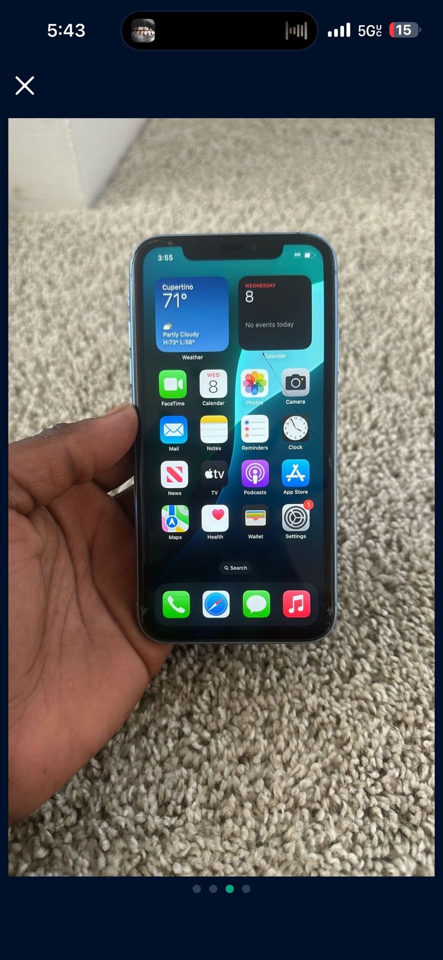 iPhone XR ( NO ICLOUD LOCKS OR PASSCODES )