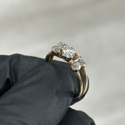 Gold And Diamond Ring