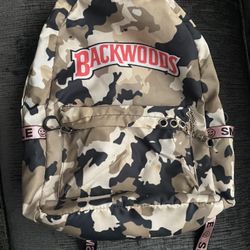 Backwoods Camouflage Backpack Smile Happy Face 😃