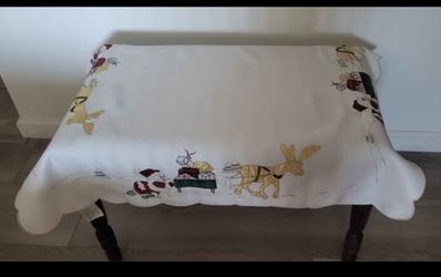 Christmas Table Cover Bought In Italy