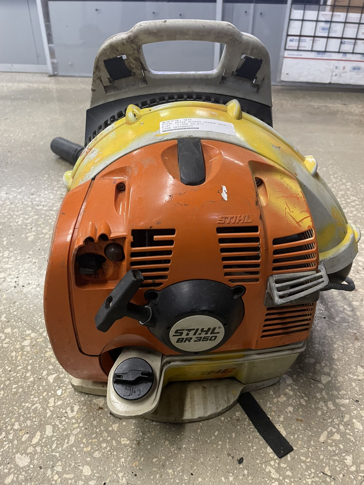STIHL BACK PACK BLOWER MODEL: BR350