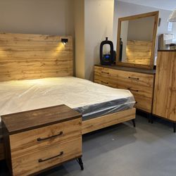New Platform King Bedroom Set