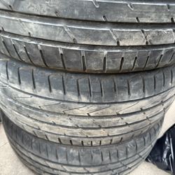4 Tires 205 45 R17 Hankook 10/32s