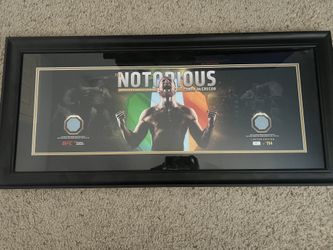 Conor McGregor Event Used Canvas UFC 189 & UFC 194