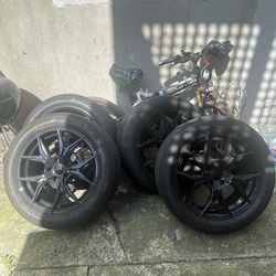 22” Ipw (4) Black wheels Rims 