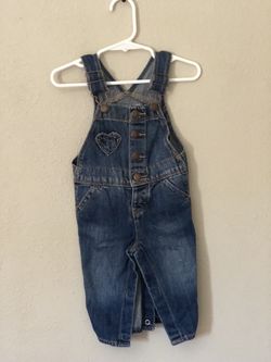 Baby girl overalls Size 12 months