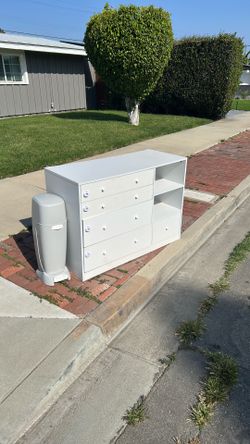Drawer for baby room and Genie diaper trashcan