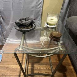 Glass Top End Tables