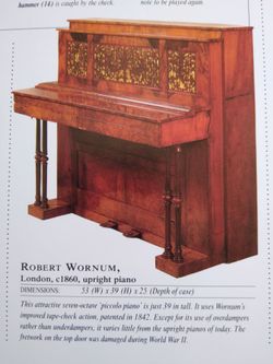 Robert Wornum upright piano $55000 or FREE