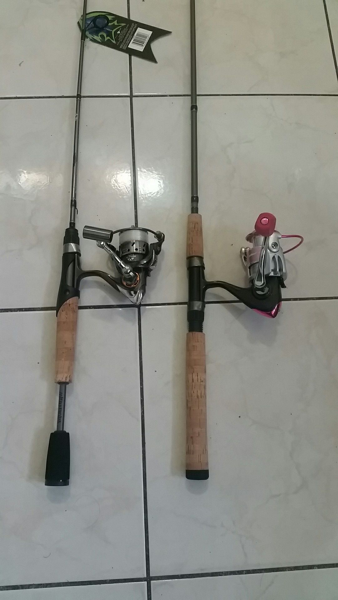 Fishing rods with reels