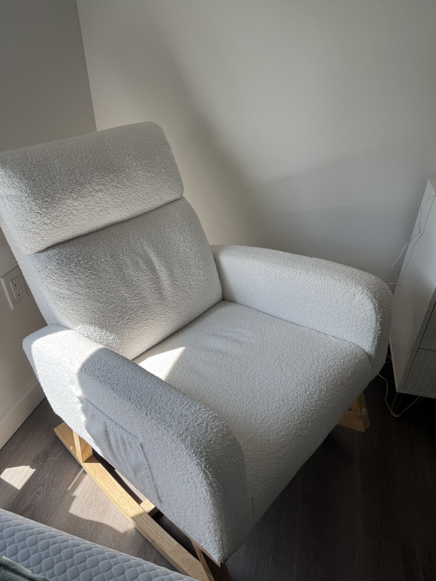 White Rocking Chair