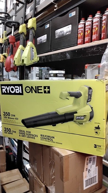 RYOBI ONE + 350 CFM 18V BLOWER ( TOOL ONLY)