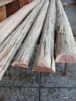 Clean pilled Cedar post
