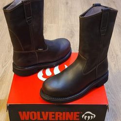Wolverine Work Boots Size 8 For Men 