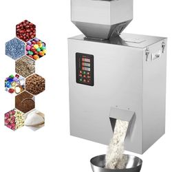 Powder Filling Machine, 0.022-1.1lbs/10-500g, Automatic Intelligent Particle Weighing Filling Machine, Bottle Bag Powder Filler Particle Dispens
