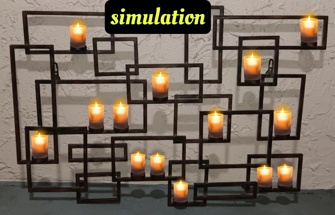 Wall Fixture Candle Holder - Gothic