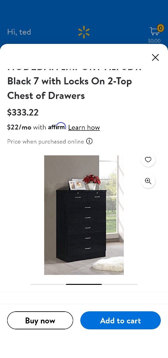 Brand New 7 Drawer Dresser With Locks. Still In Factory Box. Makes A Great Christmas Gift. I have a total of two price is for each. Firm on price