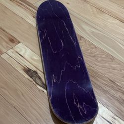 8” Blank Skateboard Deck Purple Wood Grain Skateboarding