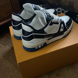 Louis Vuitton LV Trainer SS21 White Grey for Sale in Seattle, WA - OfferUp