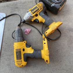 Dewalt Drill and Impact and charger with No Batteries For Sale - Pick up only