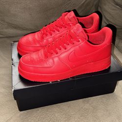 Red Nike Air Force 1