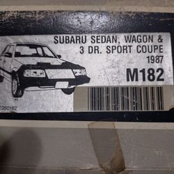 Subaru Car Bra Fits 1985 To 1989