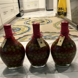 Decorative Olive Bottles moving must sale $15 dollars $15