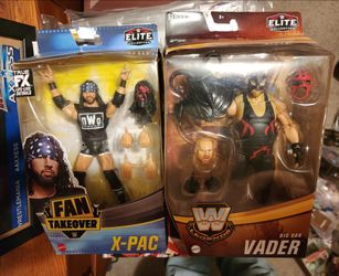 Wwe Mattel NWO X-Pac and Vader elite figures