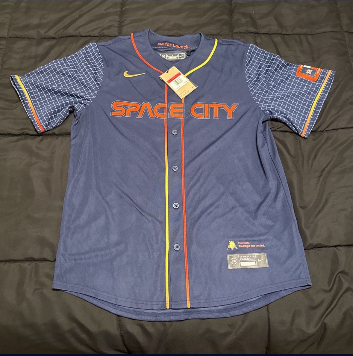 Men's Houston Astros Jeremy Peña Nike Navy City Connect Limited Jersey