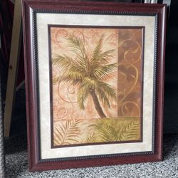 Palm Tree Wall Design