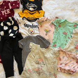 Baby Girl Clothes 3-6 Month Gently Used