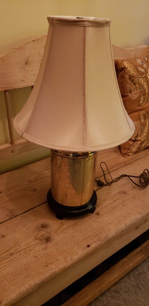 Vintage Brass Lamp. 3