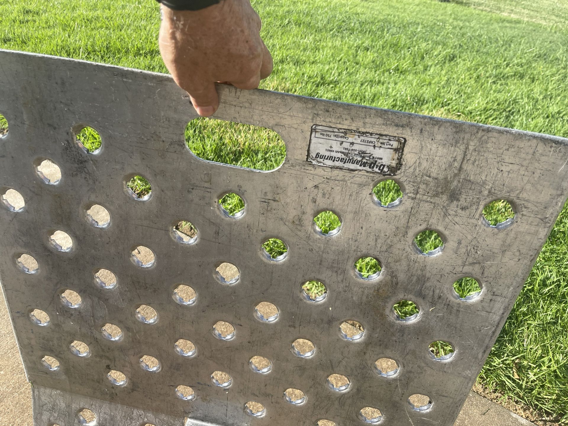 Aluminum Ramp$65