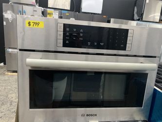 Bosch built in microwave in stainless steel new open box