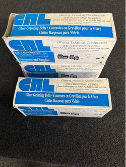 Glass grinding belts