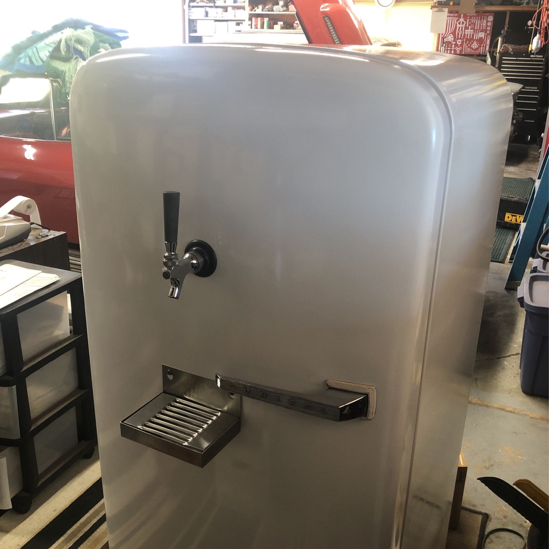 Vintage Keg Refrigerator