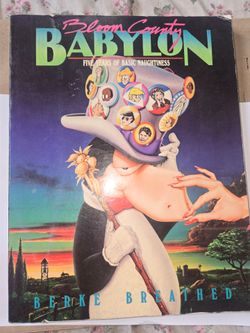 Bloom County Babylon Five Years of Naughtiness Comic Strip Book 1986