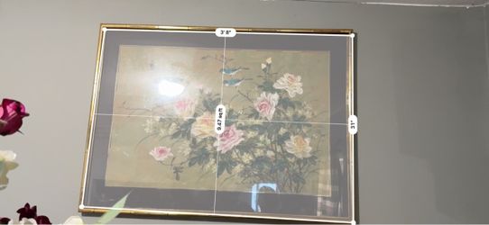 Large Golden frame wall decor