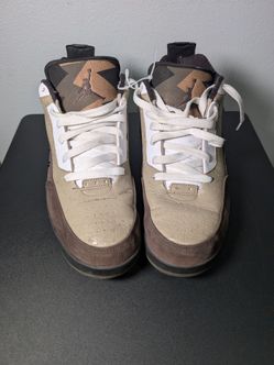 2008 Jordan Flipsyde Walnut/Khaki-Dark Brown-White Size 14