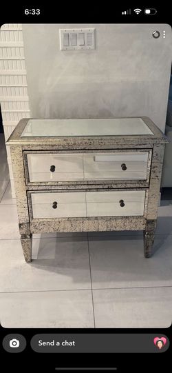 Vintage Mirrored Drawer
