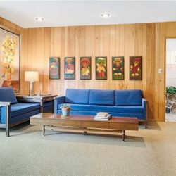 Mid Century Modern American Of Martinsville Low Coffee Table Media Center Console