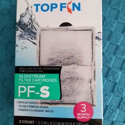 TopFin PF-S Filter Size